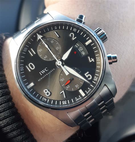 iwc spitfire chronograph review.